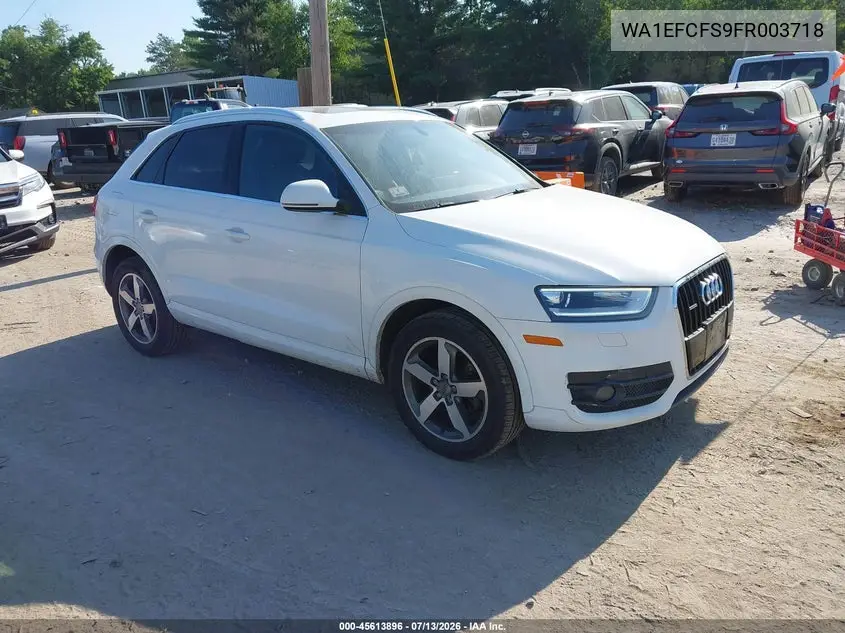 2015 Audi Q3 2.0T Premium Plus VIN: WA1EFCFS9FR003718 Lot: 45613896