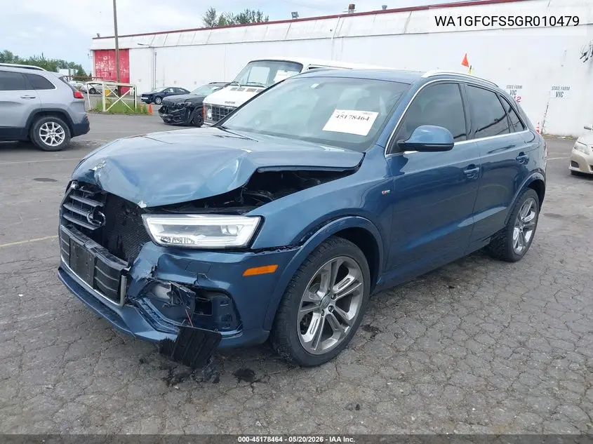 WA1GFCFS5GR010479 2016 Audi Q3 2.0T Premium Plus