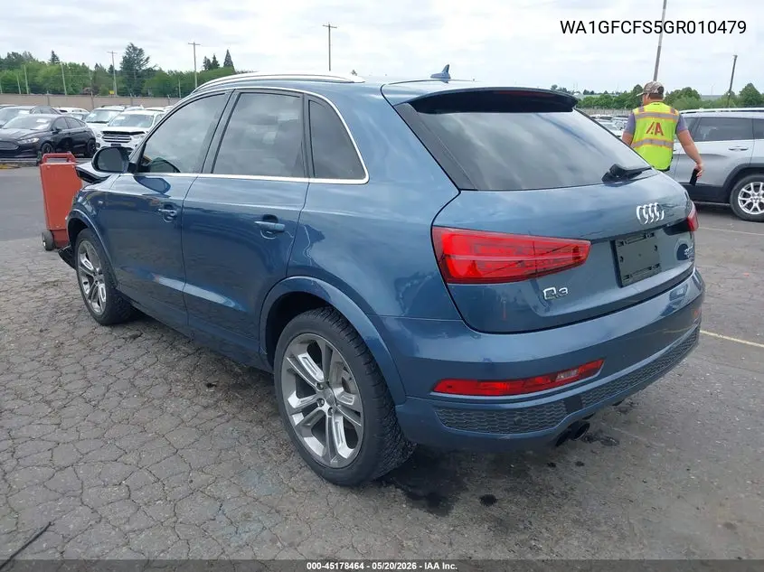 WA1GFCFS5GR010479 2016 Audi Q3 2.0T Premium Plus