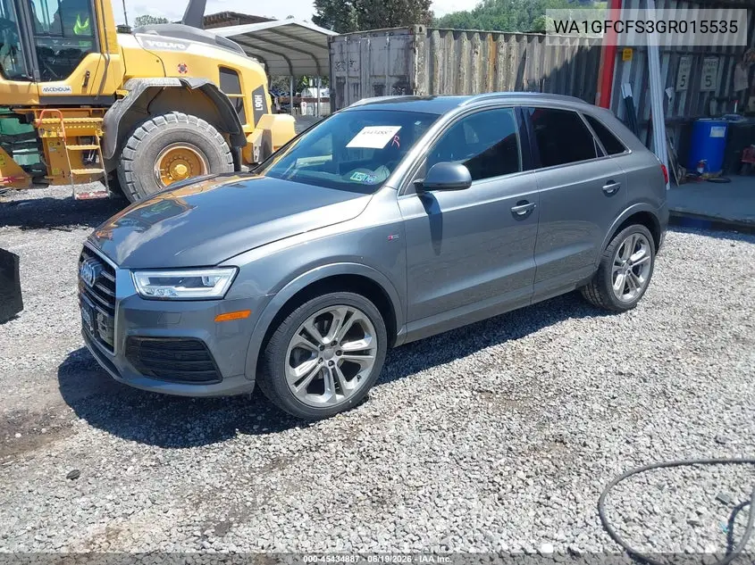 2016 Audi Q3 2.0T Premium Plus VIN: WA1GFCFS3GR015535 Lot: 45434887