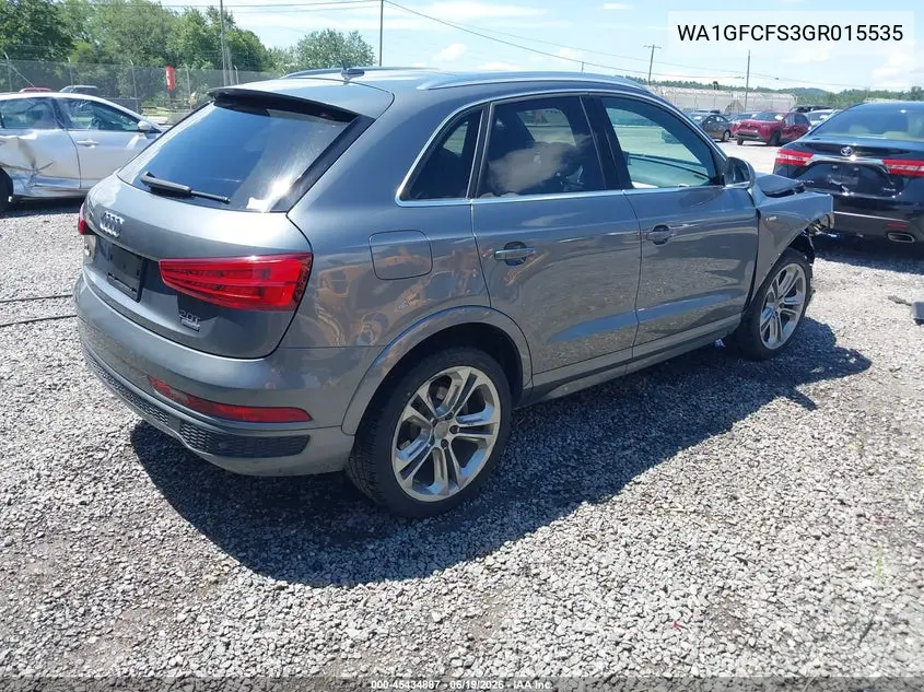 2016 Audi Q3 2.0T Premium Plus VIN: WA1GFCFS3GR015535 Lot: 45434887