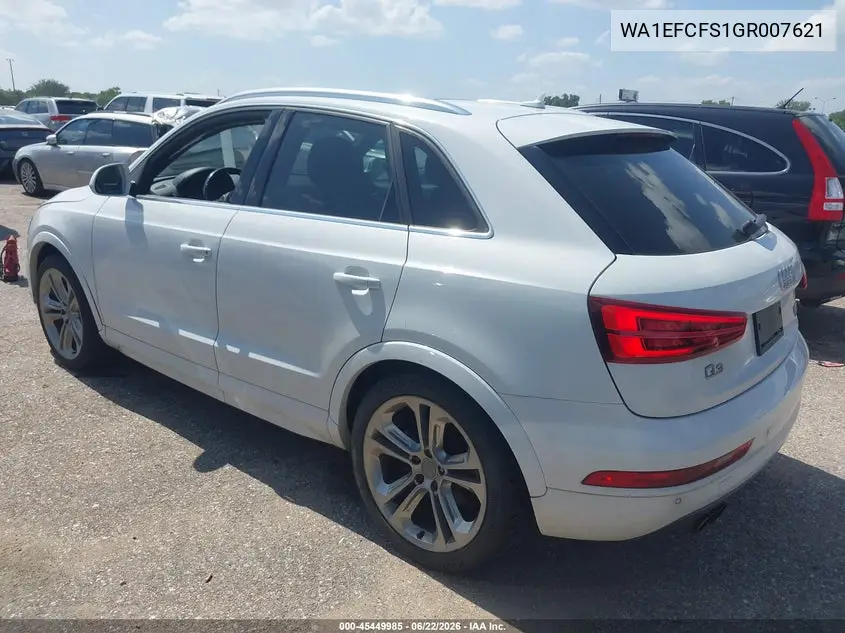 2016 Audi Q3 2.0T Premium Plus VIN: WA1EFCFS1GR007621 Lot: 45449985