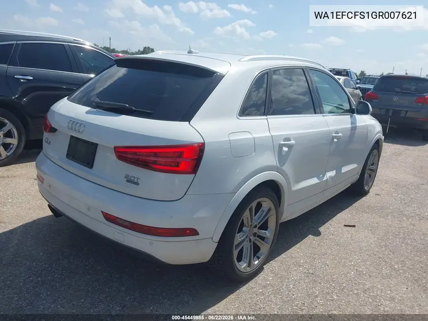 2016 Audi Q3 2.0T Premium Plus VIN: WA1EFCFS1GR007621 Lot: 45449985