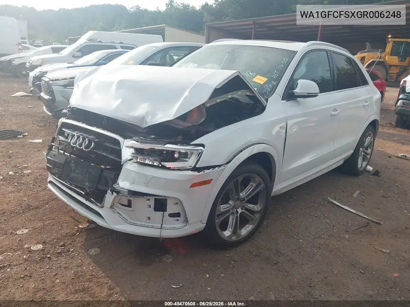 2016 Audi Q3 2.0T Premium Plus VIN: WA1GFCFSXGR006248 Lot: 45470508