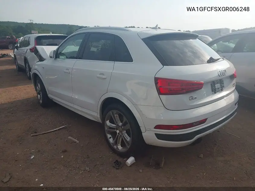 2016 Audi Q3 2.0T Premium Plus VIN: WA1GFCFSXGR006248 Lot: 45470508