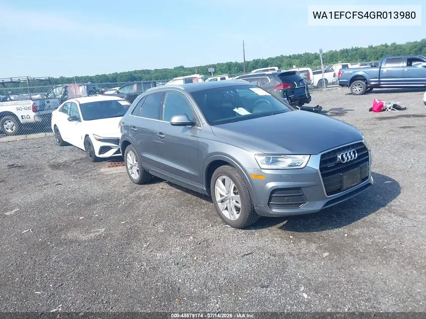 2016 Audi Q3 2.0T Premium Plus VIN: WA1EFCFS4GR013980 Lot: 45579174