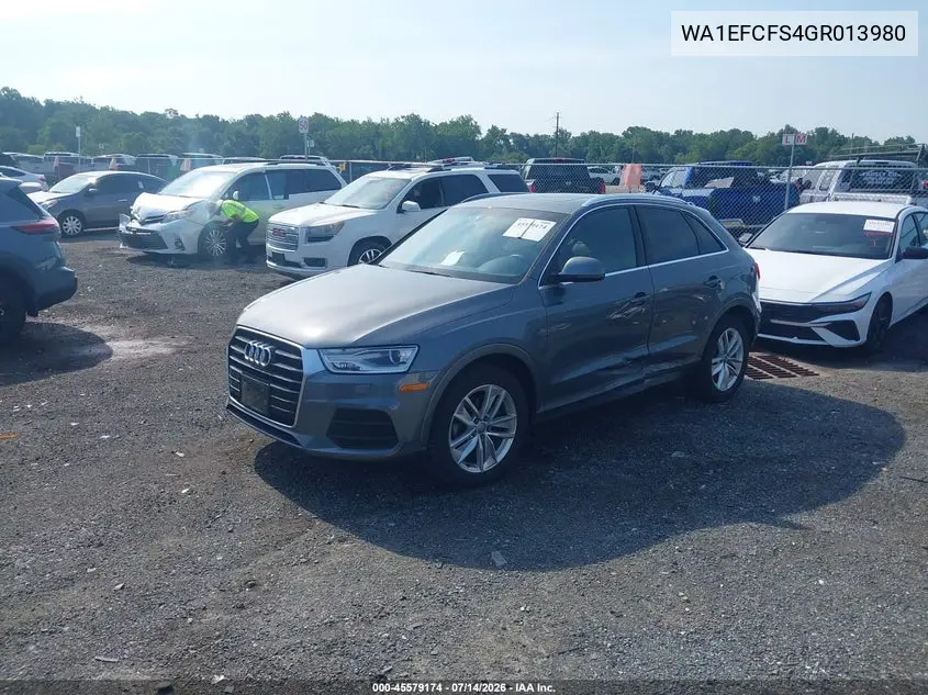 2016 Audi Q3 2.0T Premium Plus VIN: WA1EFCFS4GR013980 Lot: 45579174