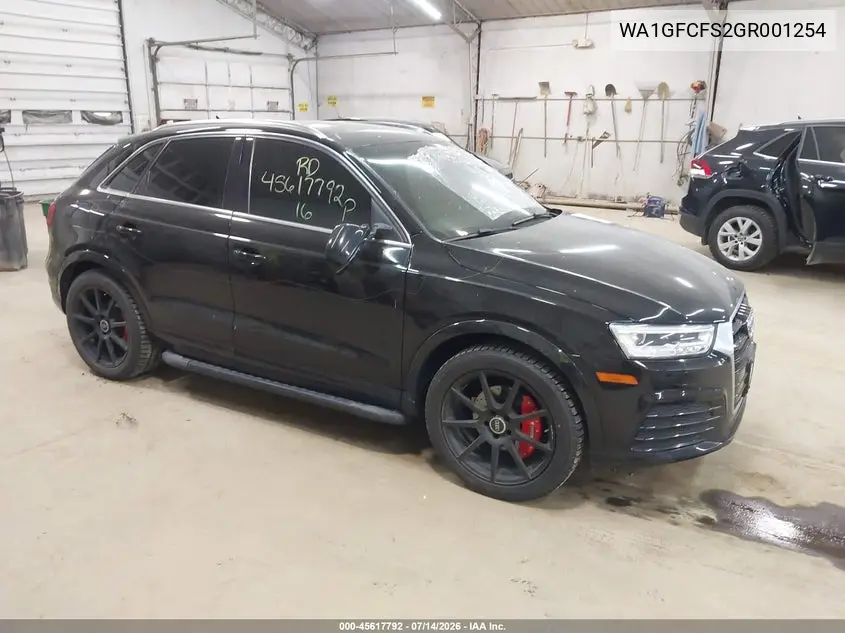 2016 Audi Q3 2.0T Premium Plus VIN: WA1GFCFS2GR001254 Lot: 45617792
