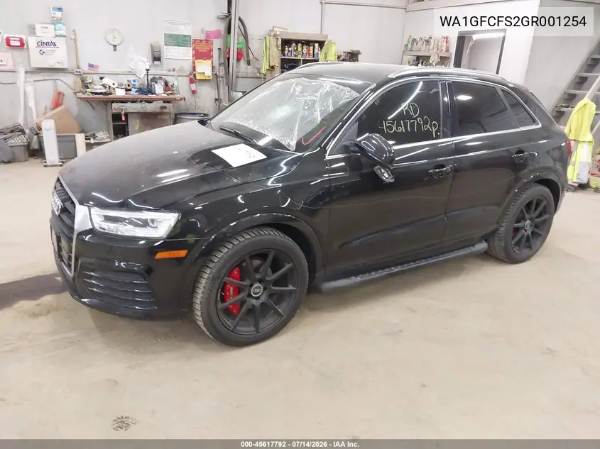2016 Audi Q3 2.0T Premium Plus VIN: WA1GFCFS2GR001254 Lot: 45617792