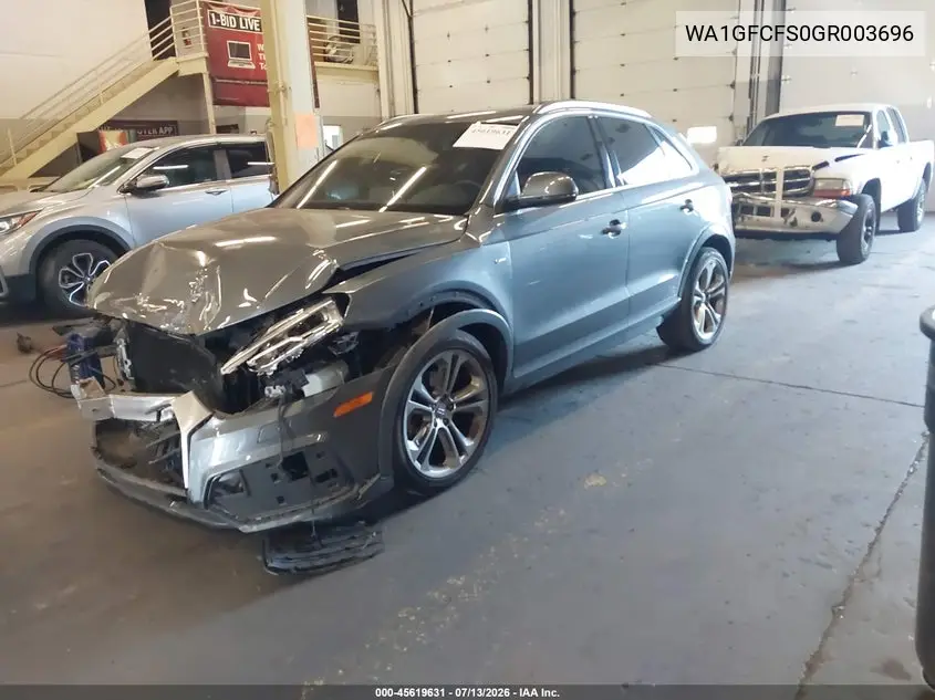 2016 Audi Q3 2.0T Premium Plus VIN: WA1GFCFS0GR003696 Lot: 45619631