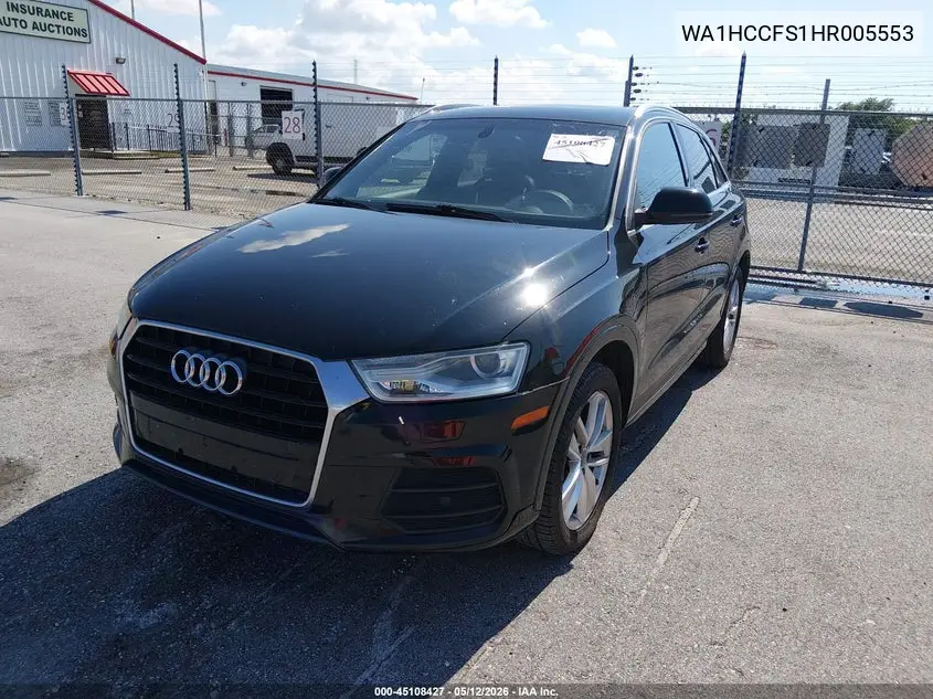 2017 Audi Q3 2.0T Premium VIN: WA1HCCFS1HR005553 Lot: 45108427