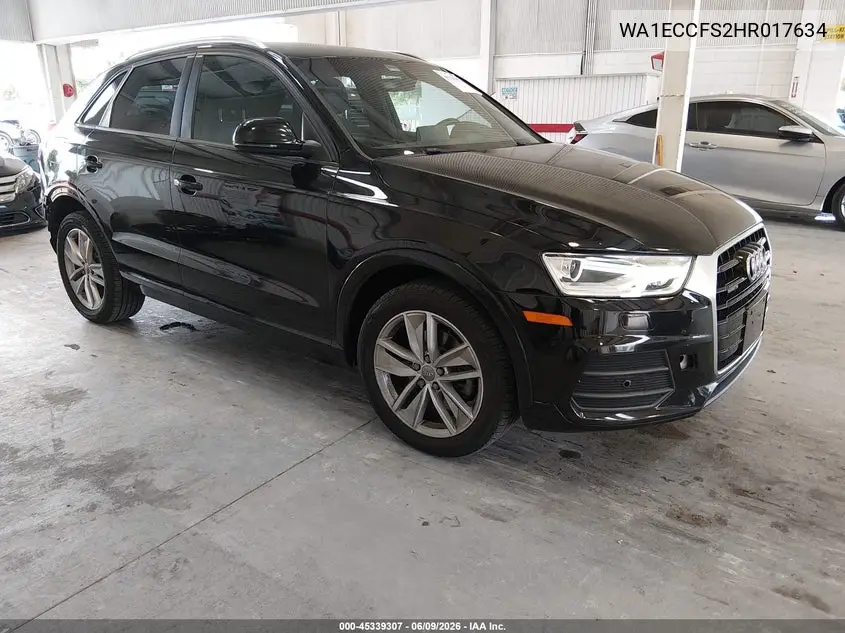 2017 Audi Q3 2.0T Premium VIN: WA1ECCFS2HR017634 Lot: 45339307