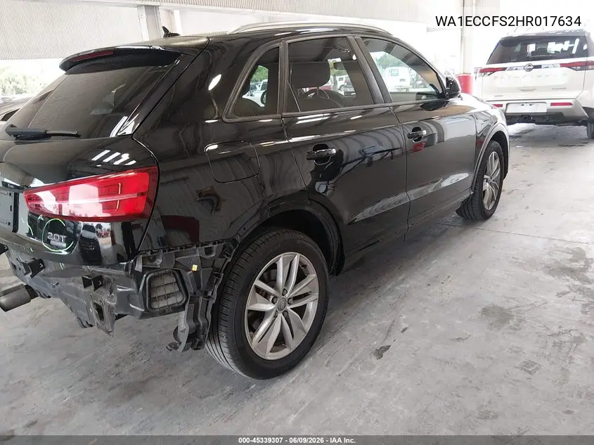 2017 Audi Q3 2.0T Premium VIN: WA1ECCFS2HR017634 Lot: 45339307