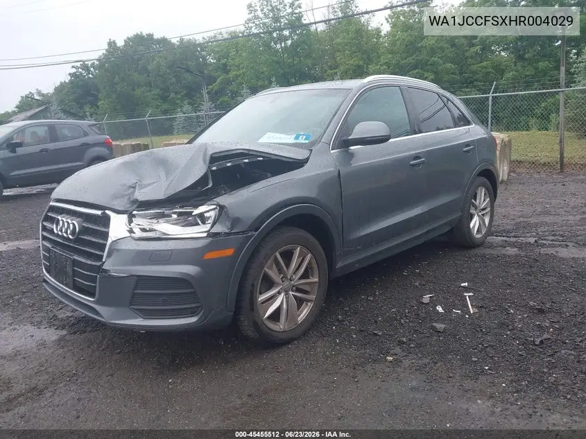 2017 Audi Q3 2.0T Premium VIN: WA1JCCFSXHR004029 Lot: 45455512