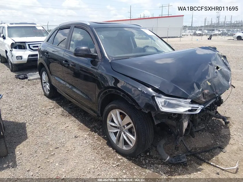 2017 Audi Q3 2.0T Premium VIN: WA1BCCFSXHR011695 Lot: 45473394