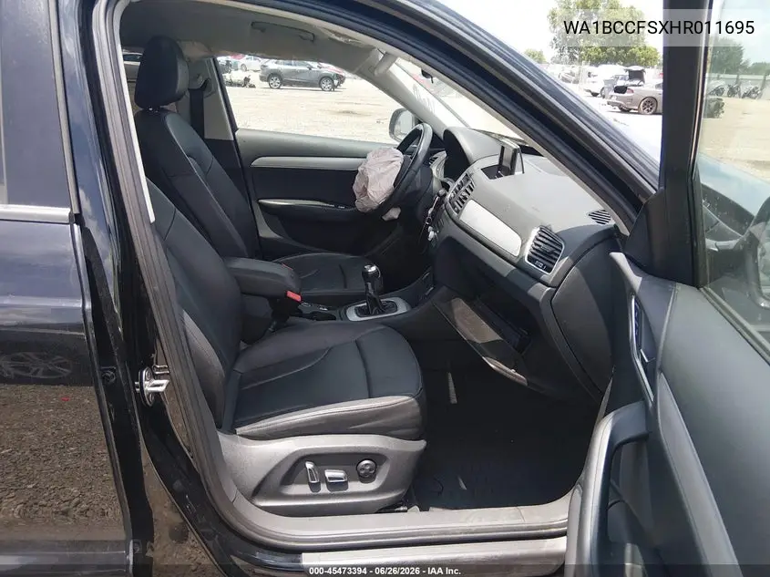 2017 Audi Q3 2.0T Premium VIN: WA1BCCFSXHR011695 Lot: 45473394