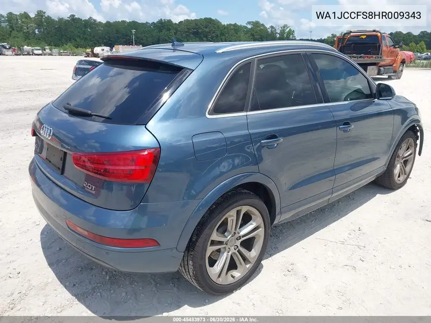 2017 Audi Q3 2.0T Premium VIN: WA1JCCFS8HR009343 Lot: 45483973