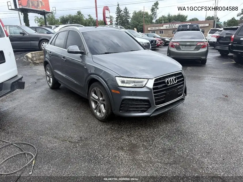2017 Audi Q3 2.0T Premium VIN: WA1GCCFSXHR004588 Lot: 45517798