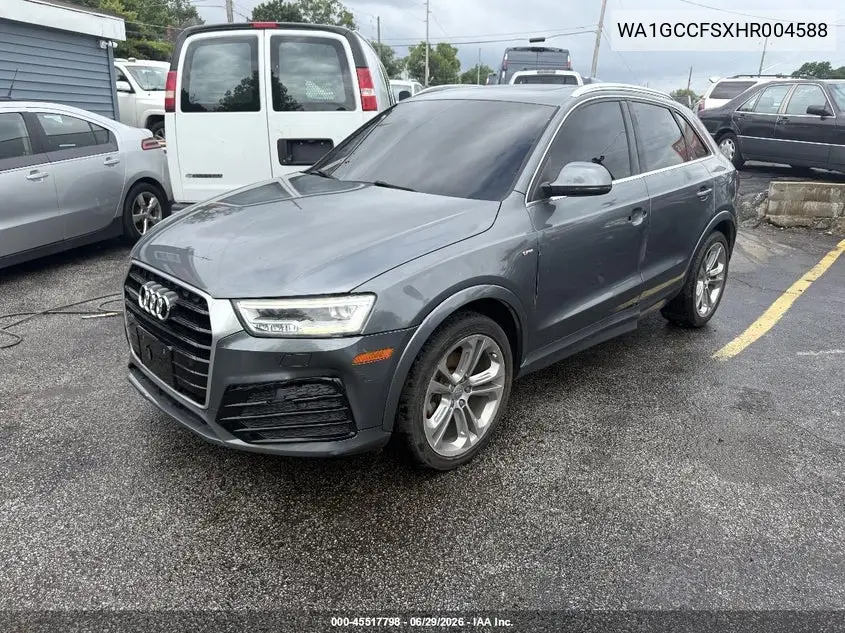 2017 Audi Q3 2.0T Premium VIN: WA1GCCFSXHR004588 Lot: 45517798