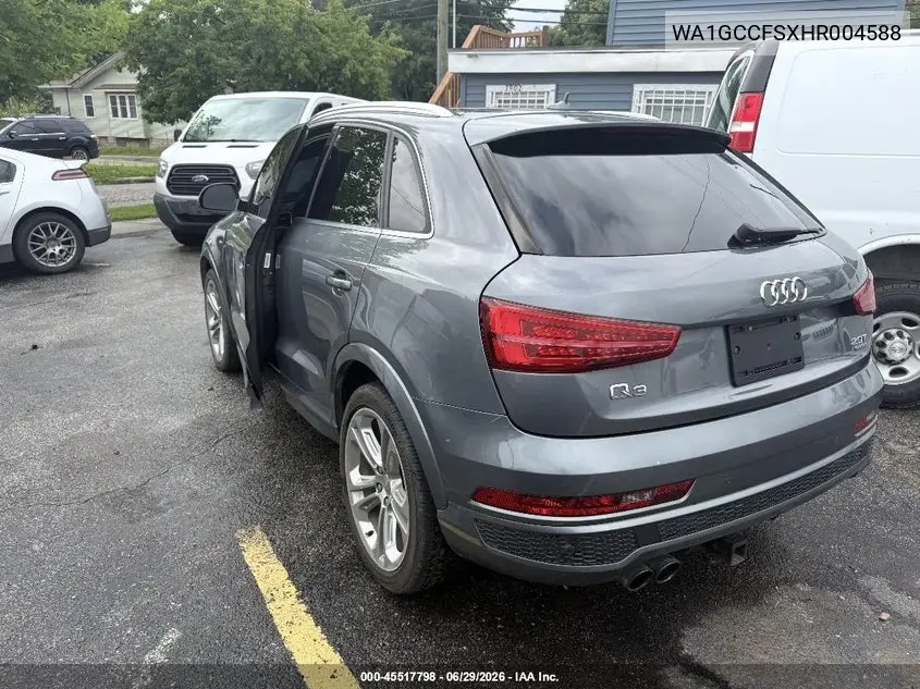 2017 Audi Q3 2.0T Premium VIN: WA1GCCFSXHR004588 Lot: 45517798