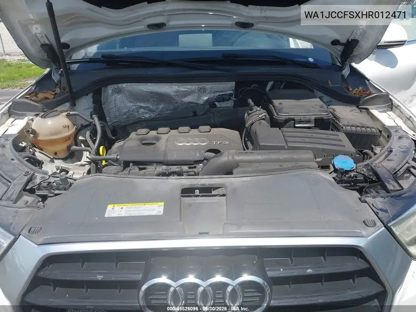2017 Audi Q3 2.0T Premium VIN: WA1JCCFSXHR012471 Lot: 45526096