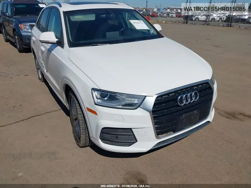 2017 Audi Q3 2.0T Premium VIN: WA1BCCFS5HR015086 Lot: 45562776