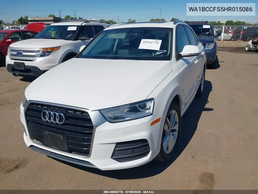 2017 Audi Q3 2.0T Premium VIN: WA1BCCFS5HR015086 Lot: 45562776