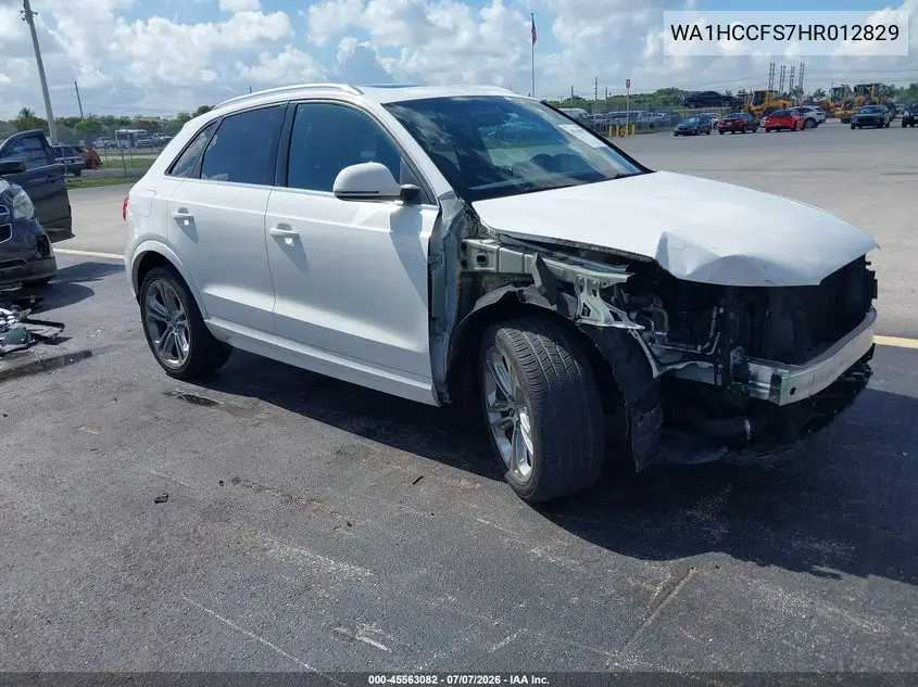 2017 Audi Q3 2.0T Premium VIN: WA1HCCFS7HR012829 Lot: 45563082