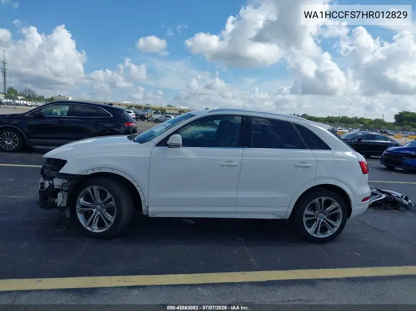 2017 Audi Q3 2.0T Premium VIN: WA1HCCFS7HR012829 Lot: 45563082