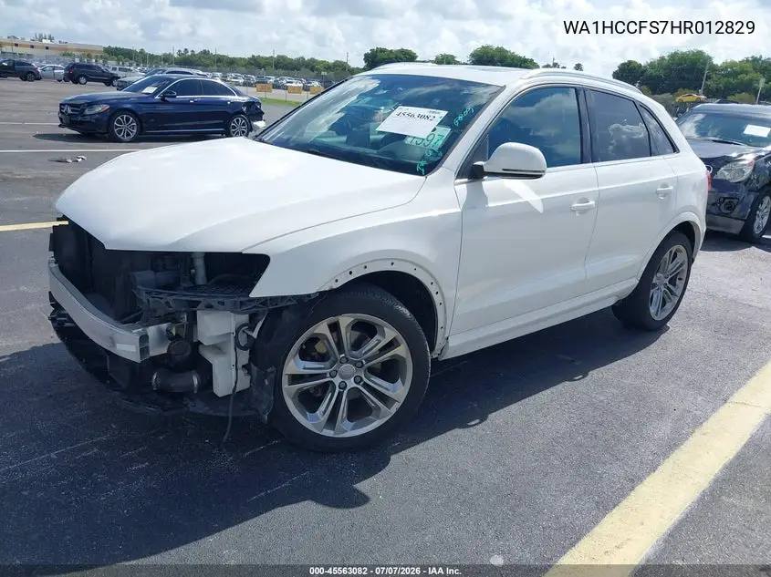 2017 Audi Q3 2.0T Premium VIN: WA1HCCFS7HR012829 Lot: 45563082