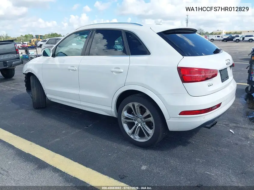 2017 Audi Q3 2.0T Premium VIN: WA1HCCFS7HR012829 Lot: 45563082