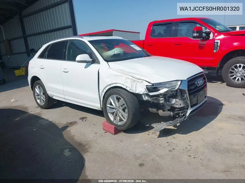 2017 Audi Q3 2.0T Premium VIN: WA1JCCFS0HR001320 Lot: 45568620