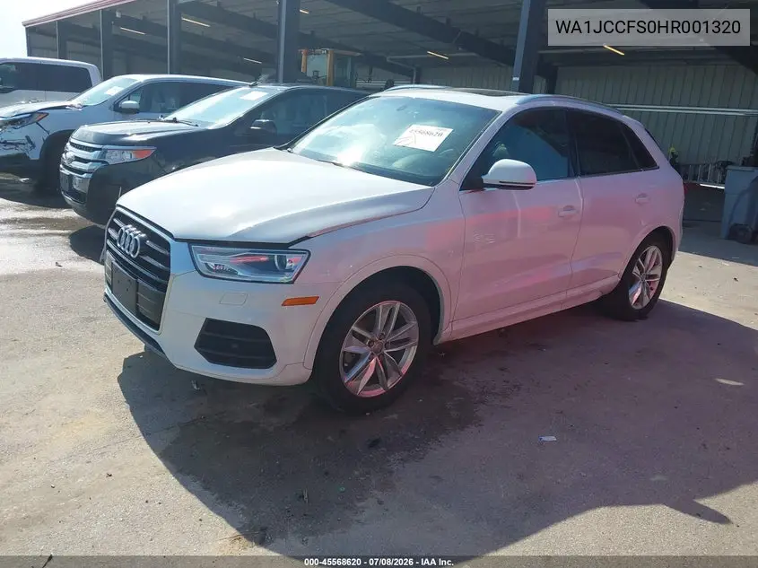 2017 Audi Q3 2.0T Premium VIN: WA1JCCFS0HR001320 Lot: 45568620