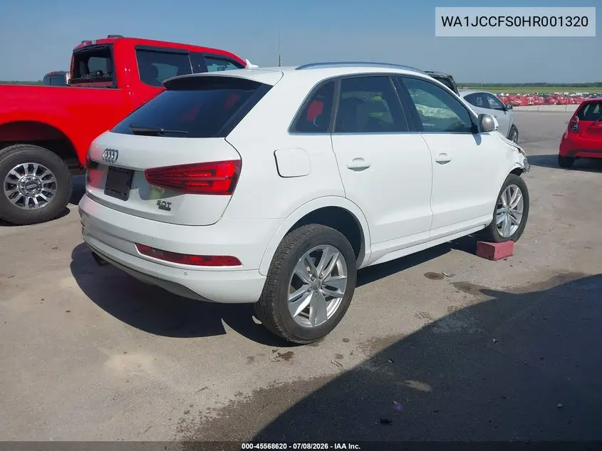 2017 Audi Q3 2.0T Premium VIN: WA1JCCFS0HR001320 Lot: 45568620