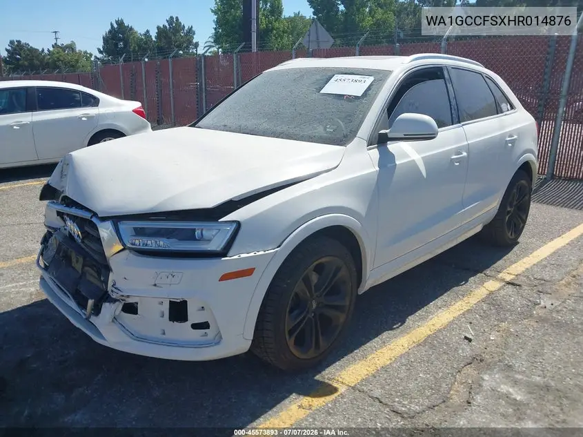 2017 Audi Q3 2.0T Premium VIN: WA1GCCFSXHR014876 Lot: 45573893