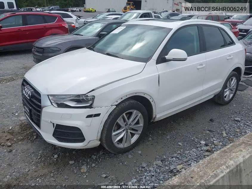 2017 Audi Q3 2.0T Premium VIN: WA1BCCFS6HR006249 Lot: 45610904