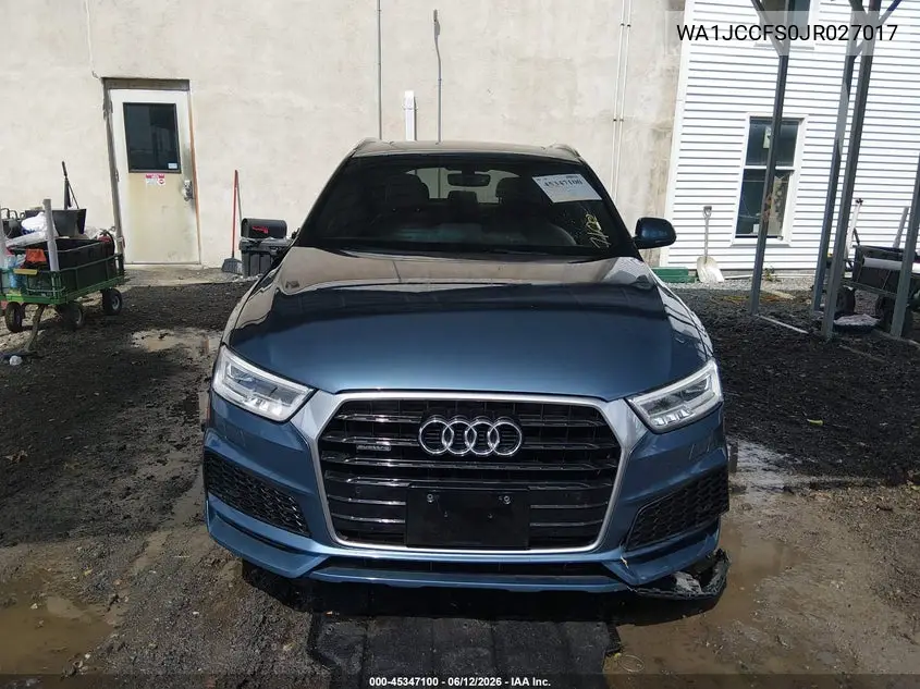 2018 Audi Q3 2.0T Premium/2.0T Sport Premium VIN: WA1JCCFS0JR027017 Lot: 45347100