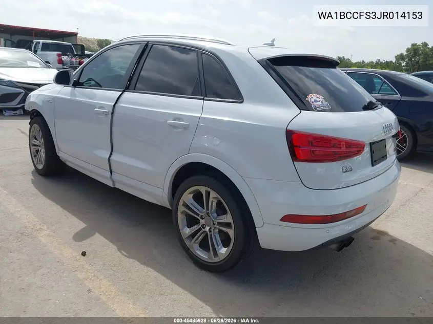 2018 Audi Q3 2.0T Premium/2.0T Sport Premium VIN: WA1BCCFS3JR014153 Lot: 45485928