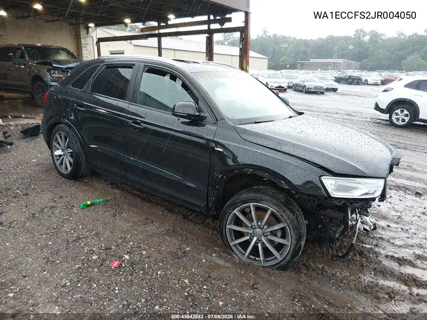 2018 Audi Q3 2.0T Premium/2.0T Sport Premium VIN: WA1ECCFS2JR004050 Lot: 45542683