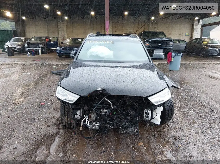 2018 Audi Q3 2.0T Premium/2.0T Sport Premium VIN: WA1ECCFS2JR004050 Lot: 45542683