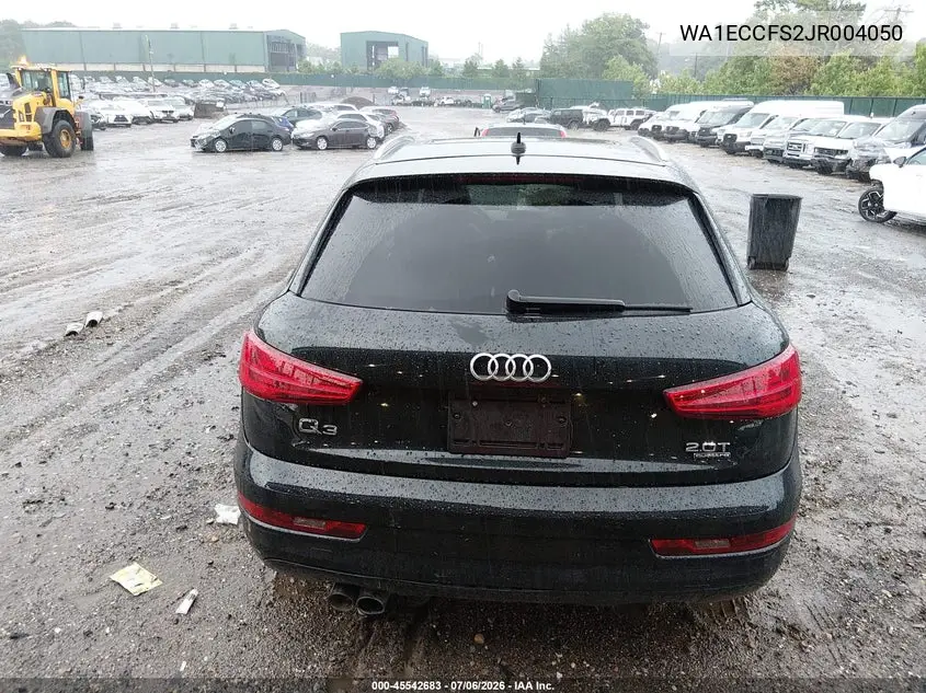2018 Audi Q3 2.0T Premium/2.0T Sport Premium VIN: WA1ECCFS2JR004050 Lot: 45542683
