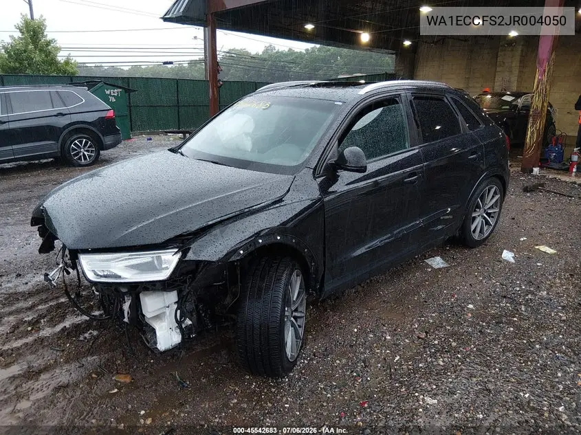 2018 Audi Q3 2.0T Premium/2.0T Sport Premium VIN: WA1ECCFS2JR004050 Lot: 45542683