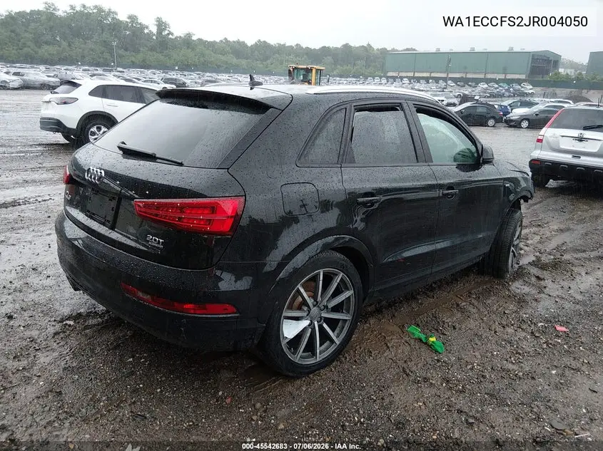 2018 Audi Q3 2.0T Premium/2.0T Sport Premium VIN: WA1ECCFS2JR004050 Lot: 45542683