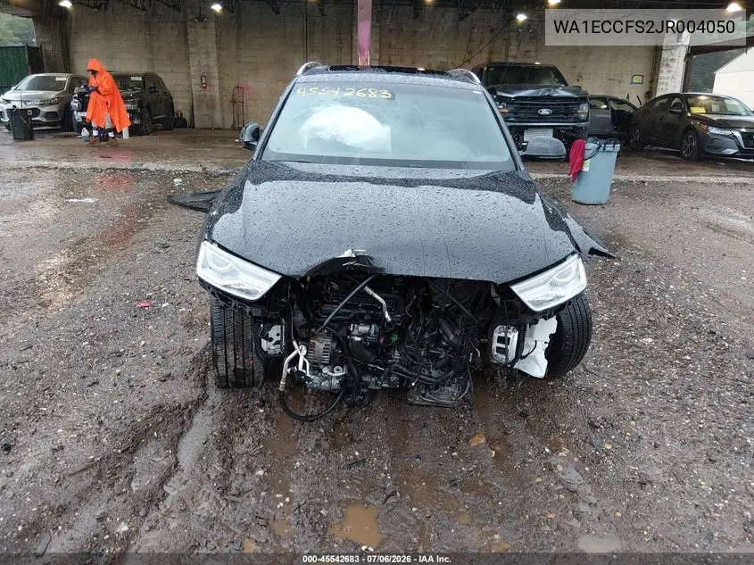 2018 Audi Q3 2.0T Premium/2.0T Sport Premium VIN: WA1ECCFS2JR004050 Lot: 45542683