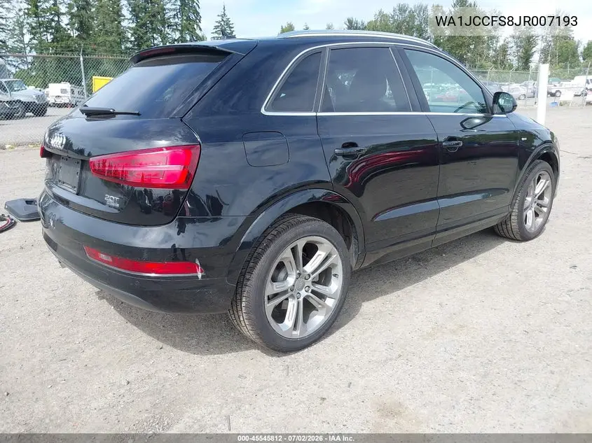 2018 Audi Q3 2.0T Premium/2.0T Sport Premium VIN: WA1JCCFS8JR007193 Lot: 45545812