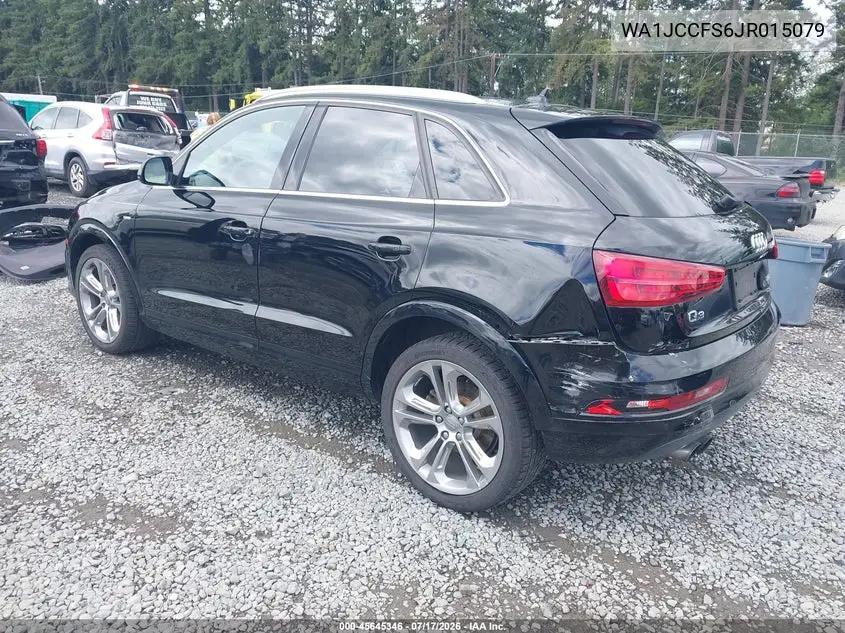 2018 Audi Q3 2.0T Premium/2.0T Sport Premium VIN: WA1JCCFS6JR015079 Lot: 45645346