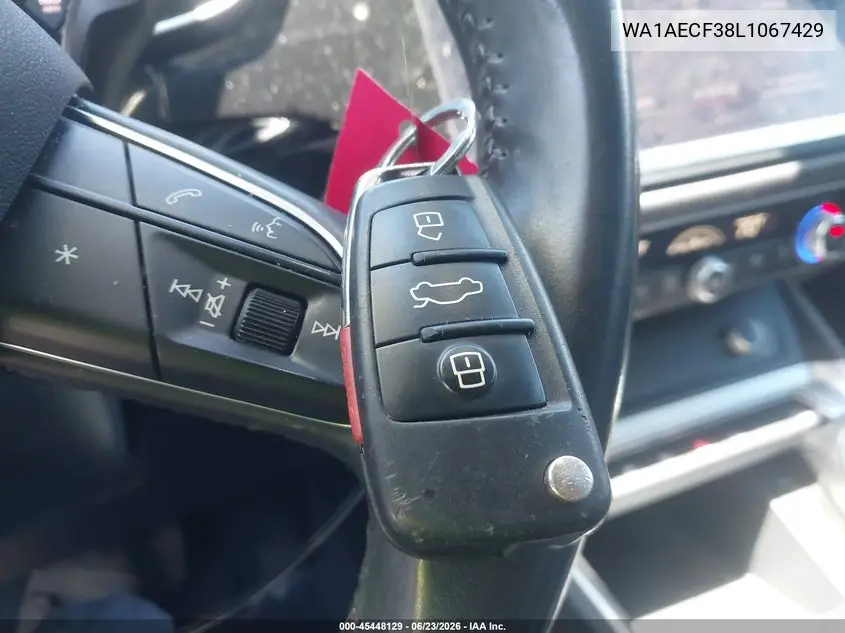 2020 Audi Q3 Premium 45 Tfsi Quattro Tiptronic VIN: WA1AECF38L1067429 Lot: 45448129