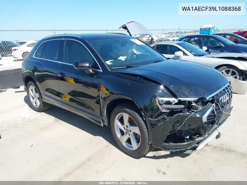 2020 Audi Q3 Premium 45 Tfsi Quattro Tiptronic VIN: WA1AECF39L1088368 Lot: 45507573