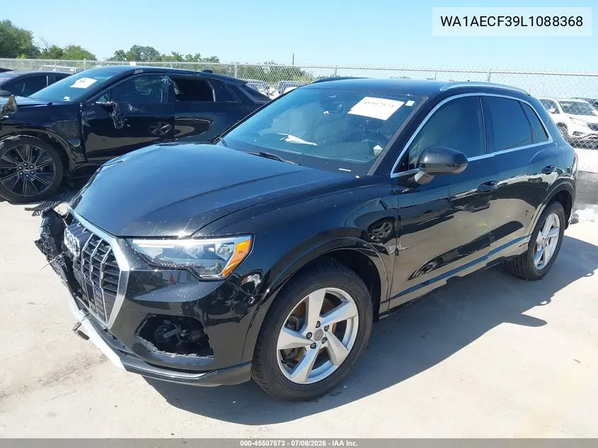 2020 Audi Q3 Premium 45 Tfsi Quattro Tiptronic VIN: WA1AECF39L1088368 Lot: 45507573