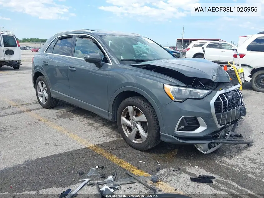 2020 Audi Q3 Premium 45 Tfsi Quattro Tiptronic VIN: WA1AECF38L1025956 Lot: 45574715